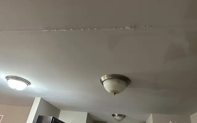 Ceiling Water Damage in a Spokane home